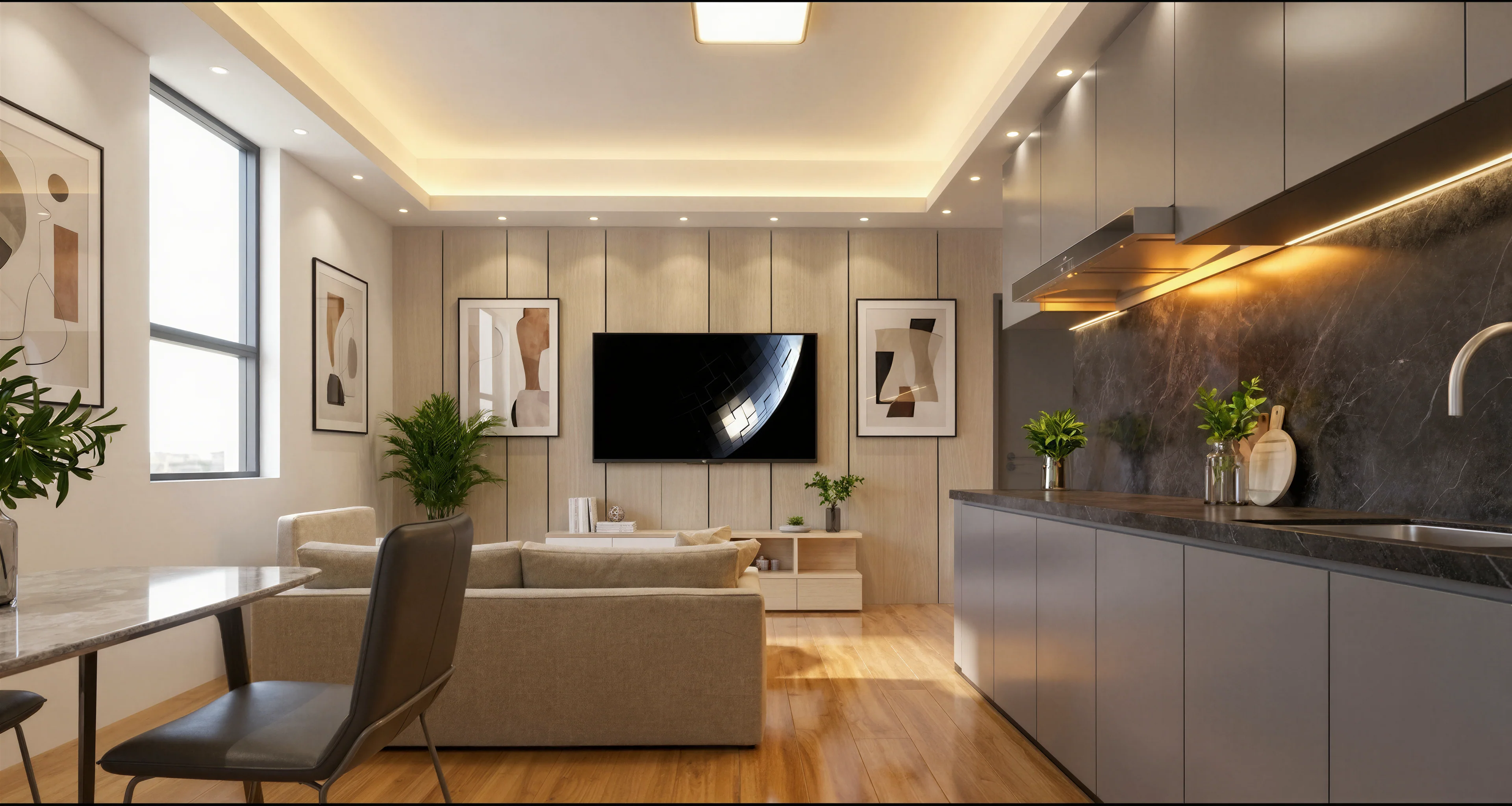 Interior concept: Two Bedroom